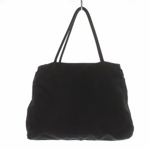 PRADA トートバッグ ハンドバッグ ナイロン 三角プレート 黒 ブラック