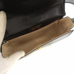BALLY ショルダーバッグ レザー 黒 ブラック