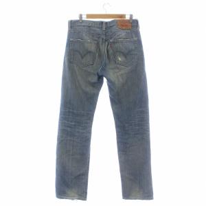 Levi's 501 デニムパンツ ヒッコリーリペアード ダメージ加工 ボタンフライ W34 インディゴ