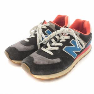 New Balance ML574SOV スニーカー スエード 26.5cm ブラック