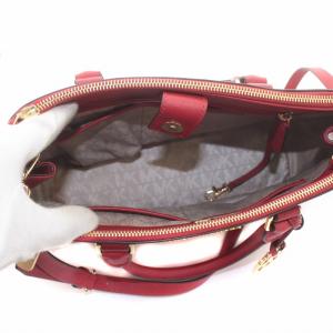 MICHAEL KORS 2WAY ハンドバッグ ショルダーバッグ レザー 赤 レッド 30S4GTVS6L