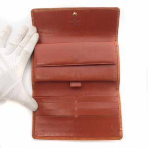 LOUIS VUITTON ポルトトレゾール インターナショナル ケニアブラウン エピ 長財布 ウォレット レザー 茶 M63383