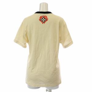 LOUIS VUITTON 20SS Tシャツ カットソー 半袖 クルーネック ロゴ M アイボリー レッド