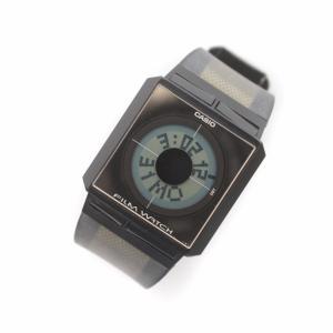 CASIO FILM WATCH 腕時計 ウォッチ デジタル クォーツ 黒 ブラック 文字盤シルバー色 FS-02