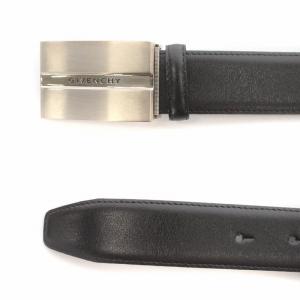 GIVENCHY ベルト レザー ロゴ バックル ハトメ 箱付き 黒 ブラック
