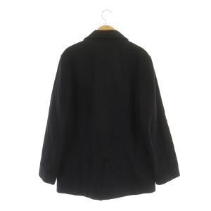 Brooks Brothers FLEECE Pコート ピーコート ダブル ウール混 L ダークネイビー