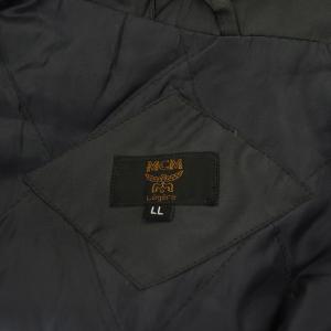 MCM 中綿ジャケット ジップアップ 裏地キルティング LL チャコールグレー