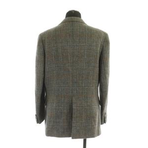 Brooks Brothers スーツ セットアップ上下 テーラードジャケット スカート ロング チェック ツイード ウール 11A3 グレー