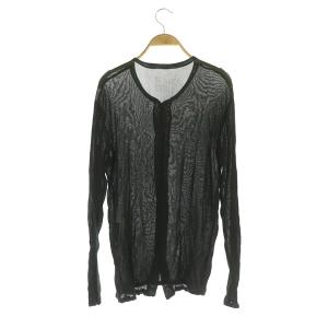 ISSEY MIYAKE PERMANENTE カーディガン 長袖 ニット メッシュ シースルー 緑 グリーン
