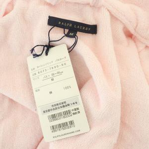 RALPH LAUREN ローレンソリッド バスローブ ガウン 部屋着 ルームウェア M ピンク