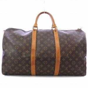 LOUIS VUITTON M41418キーポル バンドリエール 45 ボストンバッグ モノグラム ファスナー ブラウン