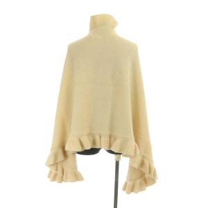 Chloe FOULARDS ショール ストール フリル ニット アイボリー