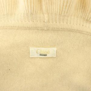 Chloe FOULARDS ショール ストール フリル ニット アイボリー
