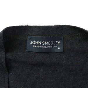 JOHN SMEDLEY 英国製 ベスト ニット ウール 薄手 M グレー