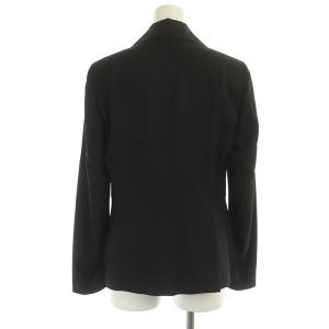 GIVENCHY スーツ セットアップ上下 ジャケット タック 1B スカート ロング 台形 38 黒 ブラック