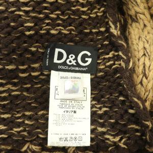 D&G マフラー ストール 編み込み モヘア混 イタリア製