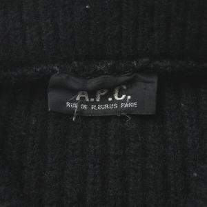 A.P.C. ヴィンテージ カーディガン セーター ニット ウール 長袖 黒 ブラック