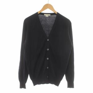 JOHN SMEDLEY ビームス BEAMS F 別注 コットン カーディガン 30ゲージ S 紺 ネイビー