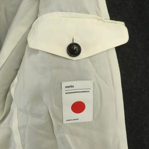 marka テーラードジャケット 3B 総裏地 ウール混 2 チャコールグレー