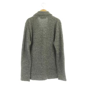 HYSTERIC GLAMOUR カーディガン ニット 長袖 ショールカラー ガール刺繍 アンゴラ混 M 紺 ネイビー