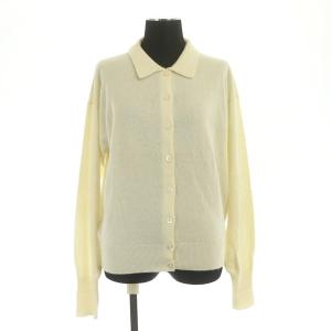 ヴィンテージ カーディガン ピュアカシミヤ L アイボリー