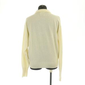 HERMES ヴィンテージ カーディガン ピュアカシミヤ L アイボリー