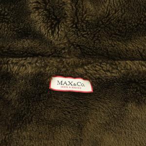 MAX&CO. ジップパーカー スウェット 裏ボア ジップアップ M 黒 ブラック