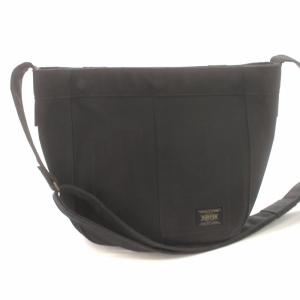 ショルダーバッグ キャンバス 黒 ブラック