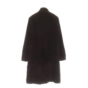 RALPH LAUREN コーデュロイコート ロング 太畝 ジップアップ スタンドカラー 9 ボルドー