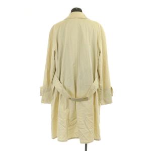burberrys ステンカラーコート ロング 金ボタン 比翼ボタン ヴィンテージ 9AR アイボリー