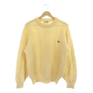 CHEMISE ニット セーター 長袖 ロゴ オールド ヴィンテージ 5 アイボリー