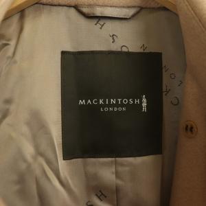 MACKINTOSH コート ダブル 裏地ロゴ柄 36 ピンクベージュ