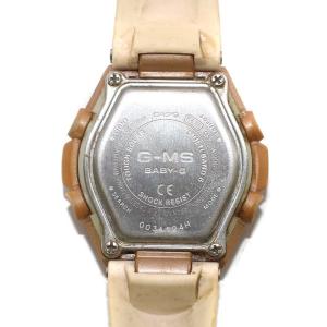 CASIO G-MS BABY-G 腕時計 ウォッチ 電波ソーラー アナログ デジタル デイト ラバーバンド ピンク MSG-W200G