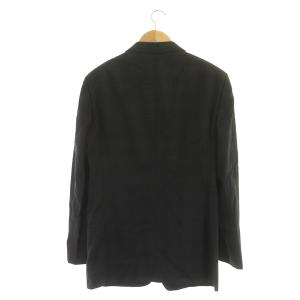 ARMANI COLLEZIONI テーラードジャケット 3B 総裏地 チェック 46 チャコールグレー