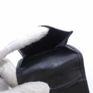 YVES SAINT LAURENT メガネケース レザー YSL カサンドラロゴ ゴールド金具 クリーナー付き 黒 ブラック