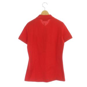 LACOSTE ストレッチ ピケ ポロシャツ 半袖 36 赤 レッド