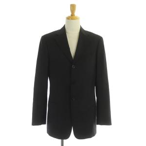 ARMANI COLLEZIONI スーツ セットアップ シャドウストライプ テーラードジャケット 3B 総裏地 パンツ スラックス ウール イタリア製 46