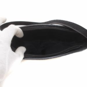 ETRO ハンドバッグ ペイズリー柄 総柄 PVC 黒 ブラック