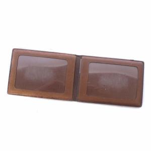 LOUIS VUITTON パスケース 定期入れ PVC モノグラム 茶色 ブラウン