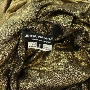 JUNYA WATANABE COMME des GARCONS AD2009 ワンピース アシンメトリー ギャザー S ゴールド
