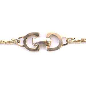 Christian Dior ネックレス ペンダント チェーン CDロゴ ゴールド色