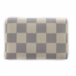 LOUIS VUITTON ミュルティクレ 6連キーケース ダミエアズール ホワイト グレー N61745