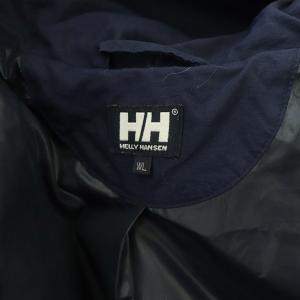 HELLY HANSEN サーモコート ミドル丈 フード ジップアップ アウター WL 紺 ネイビー