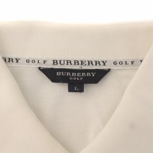 BURBERRY GOLF ポロシャツ 半袖 L 白 ホワイト