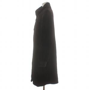 SAGA MINK 銀SAGA  銀サガ ダークミンクコート アウター ロング スタンドカラー シェアード 毛皮 F ダークブラウン 茶 GY18