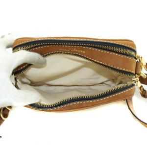 MARC JACOBS クロスボディバッグ THE SOFTSHOT ザ ソフトショット ショルダーバッグ 牛革 レザー 茶 ブラウン