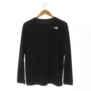 THE NORTH FACE Waterside L/S Tee Tシャツ 長袖 ロンT ロゴプリント L 黒 ブラック NT11944