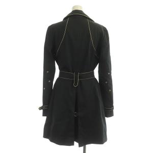 STELLA McCARTNEY トレンチコート ミドル丈 イタリア製 42 黒 ブラック
