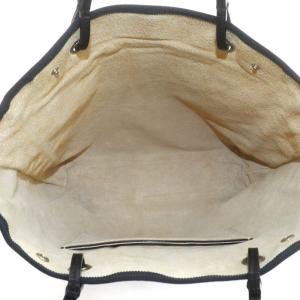 ANYA HINDMARCH BE A BAG ハンドバッグ トートバッグ プリント 犬 ドッグ ストライプ柄 緑 グリーン 白 ホワイト GY18