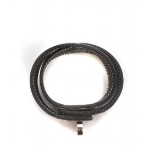 HERMES ケリー ドゥブルトゥール ブレスレット 2連 レザー ダークブラウン